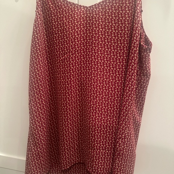 CAbi Fresco Cami Feminine Ruffle Top-Adjustable Strap-Sz Medium - Picture 5 of 10